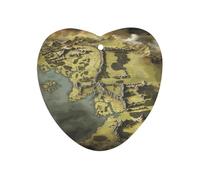 Middle Earth Map Car Air Freshener Hanging, Long Lasting Scented Car Aromatherapy Tablets, Love form Fragrance Scented Cards for Vehicles, Bedroom, Wardrobe Gray-style
