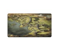 Middle Earth Map Desk Mat Large Extended Gaming Mouse Pad with Stitched Edges Waterproof Non-Slip Desk Mat, Big Keyboard Mouse Pad for Office Home