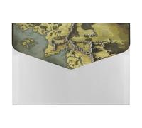 Middle Earth Map File Folder, 6-Pocket Expanding Accordion Folder with Snap Closure, Waterproof Document Organizer for Home, Office & Travel