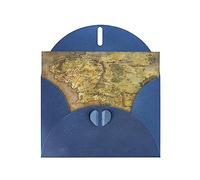 Middle Earth Map Greeting Cards Beautiful Holiday Card Matching Envelopes Unique Wedding Card Blank Cards for All Occasions