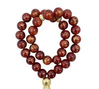 Middle East 10mm Beaded Bracelet Tassel Pendant 33 Prayer Beads Islamic Muslim Tasby Muhammad Rosary Tasbih Tasbeeh Unisex Gifts Red