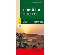 Middle East Road Map - 1:2,000,000 scale