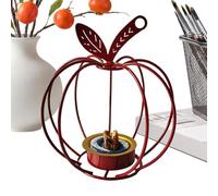Middle Eastern Style Iron Wire Incense Cone Burner Decorative for | Aromatherapy Incense Burner for Meditation Spa Home Office Kitchen Outdoor Camp Red