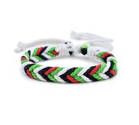 Middle Eastern Style Woven Comfortable Cotton Thread Wrist Chain Ethnic Jewelry Accessories for Men and Women, フリーサイズ
