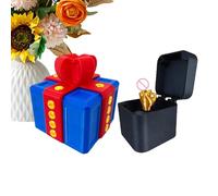 Middle Finger Box - Gift Box Funny, Toy Rings Small Holder Surprise, The Prank Fingers Boxes | Surprise Gift For Christmas Adults Men Birthday Office Kids Coworkers Easter Funny Home Prank