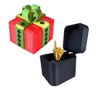 Middle Finger Box, Middle Finger Gift, Funny Gift Box with Middle Finger Surprise, Gift Box Prank Gift for Adults, Surprise Box Joke Gift, Christmas Gifts, Small Items (L)