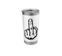 Middle Finger Funny Rebellious Humor Stainless Steel Insulated Tumbler