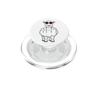 Middle Finger Funny Sheep Inappropriate Rude Antisocial Lamb PopSockets PopGrip for MagSafe