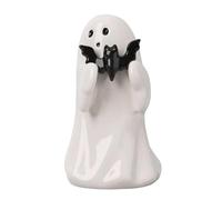 Middle Finger Ghost Ornament, Halloween Middle Finger Ghosts Statue Decor, Middle Finger Gifts, Funny Spooky Halloween Decorations Sculpture Home Bedroom Indoor (E)
