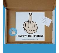 Middle Finger Gifts - Hilarious Prank Post Gag Gift - FINGER - Happy Birthday - Finger Box - Funny Joke Mail - Sent directly to recipient (100% anonymous)