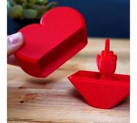 Middle finger gifts, Middle finger, Gifts for couples, Wedding gifts, Portable ring box, A gift for her, Couple's engagement surprise prank (Red A)