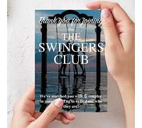 Middle Finger Gifts SWINGERS - Rude Prank Postcard - Gag Gift (SENT DIRECT TO VICTIM)