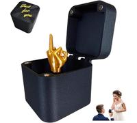Middle Finger In A Box, Funny Middle Finger Surprise Gift Box Pop Up Proposal Prank Gifts, Middle Finger Surprise Box, Surprise Prank Pop up Gift for Adults, Just for You (1-Piece)