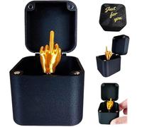 Middle Finger in a Box Funny Middle Finger with "Just for You" on Lid 2 Inch Prank Box for Christmas, Halloween, April Fool, Usage en cuisine