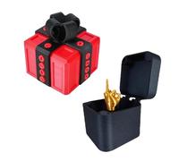 Middle Finger In a Box The Annoying Present with Middle Finger, Just for You Middle Finger in a Box W, Present Puzzle Case with Screws, Surprise Funny Prank for Adults Container Novelty