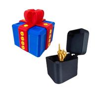 Middle Finger In a Box The Annoying Present with Middle Finger, Just for You Middle Finger in a Box W, Present Puzzle Case with Screws, Surprise Funny Prank for Adults Container Novelty