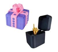 Middle Finger In a Box The Annoying Present with Middle Finger, Just for You Middle Finger in a Box W, Present Puzzle Case with Screws, Surprise Funny Prank for Adults Container Novelty
