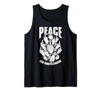 Middle Finger Peace and Understanding Rude Hand Sign Tank Top