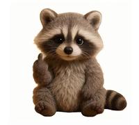 Middle Finger Plush Animal, Meet the Attitude Squad: Tiny Plush Rebels with Sass & Snuggles, Pocket-Sized Plush Toys Stress Relief Humor and Rebellious Charm, Funny Gifts for Sarcastic Friends