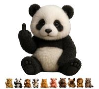 Middle Finger Plush Animal Toy,attitude Finger Plush Animal,middle Finger Plush Highland Cow,Funny Soft Middle Finger Plush Animals,Stress Relief Decor Gift,Unique Gifts for Home Office Decor-I