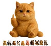 Middle Finger Plush Animal Toy,attitude Finger Plush Animal,middle Finger Plush Highland Cow,Funny Soft Middle Finger Plush Animals,Stress Relief Decor Gift,Unique Gifts for Home Office Decor-E