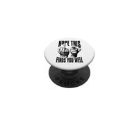 Middle Finger Sarcastic FU Hands Hope This Finds You Well PopSockets Adhesive PopGrip
