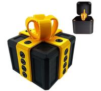 Middle Finger Surprise Gift Box, Annoying Gift Box Tabletop Ornament, Colorful Interactive Prank Decor for Desk, Fun Gag Gifts for Birthdays, Office & Home Decor, Halloween, Christmas (D)