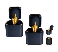 Middle Finger Surprise Gift Box,Marriage Proposal Pranks Ring Prank, Adult Pranks,Novelty Fun Prank,Prank Pop up Gift with Box for Desk Decoration Home Decoration (2pcs)