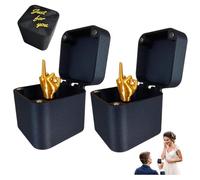 Middle Finger Surprise Gift Box, Middle Finger in a Box, Funny Middle Finger Box, Prank Gifts, Surprise Prank Pop up Gift for Adults, Middle Finger Gifts(2PCS)