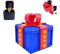 Middle Finger Surprise Gift Box, Prank Gift Box, The Annoying Present with Finger, Funny 3D Printed Interactive Tabletop Ornament with Surprise (A)