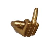 Middle Finger Toilet Paper Holder Fun Wall Mount Middle Finger Holder Bathroom Statue Toilet Tissue Roll Paper Storage Holder Home Decor Gift Decorative Sculpture