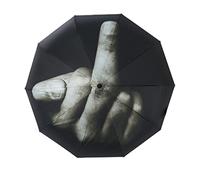 Middle Finger Umbrella Pocket Umbrella Middle Finger Design Lightweight Waterproof Black Folding Automatic Umbrella