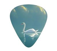 Middle Goose River Patterned Guitar Picks - 12-Piece Set with 3 Different Thicknesses, Suitable for Electric and Acoustic Guitars