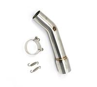 Middle Pipe Escape Moto Motorcycle Exhaust Motorbike Muffler Bike Racing For YZF FZ1N FZ1 FZ8 FZ8N FZ8S FZ1000 2006 2007 2008 2009 2010 2011 2012 2013 2014 2015