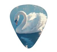 Middle reaches of Goose River Patterned Guitar Picks - 12-Piece Set with 3 Different Thicknesses, Suitable for Electric and Acoustic Guitars