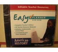 Middle School American Histor Easyplanner Dvd-rom (Mcdougal Littell Middle School American History)