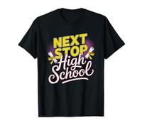 Middle School Graduate Mom Next Stop High Identity 8th Grade T-Shirt