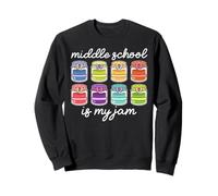 Middle School Is My Jam Teacher Squad Student Back To School Sweatshirt