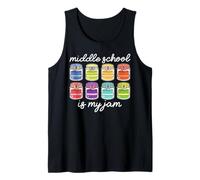 Middle School is My Jam Teacher Squad Student Back to School Tank Top