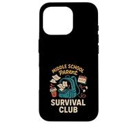 Middle School Parent Chaos Gift for Mom or Dad Humor Case for iPhone 16 Pro
