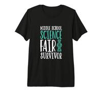 Middle School Science Fair Survivor Premium T-Shirt
