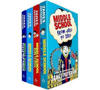 Middle School Series 4 Books Collection Set By James Patterson (Field Trip Fiasco, Master of Disaster, From Hero to Zero & Born to Rock)