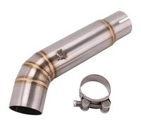 Middle Section Link Pipe For CB600F CB 600F For Hor&net 600 2007-2013 Slip On Motorcycle Exhaust Escape Middle Link Pipe Connection Muffler Motorcycle Exhaust(Silver)