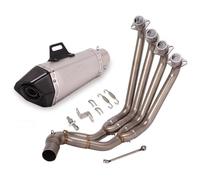 Middle Section Link Pipe For CBR650 CBR650R CB650F Motorcycle Exhaust Escape Full System Front Mid Modified Muffler Carbon Fiber Silencer Slip On Motorcycle Exhaust(5)