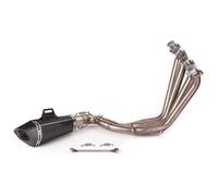 Middle Section Link Pipe For CBR650R CB650R CBR650F CB650F Complete System Header 51mm Muffler Escape Removable DB Killer 2014-2023 Motorcycle Motorcycle Exhaust(4)