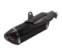 Middle Section Link Pipe For FO&RZA 750 Nss750 NSS 750 2021 Motorbike Exhaust End Silencers Exhaust Escape Modified Muffler Link Pipe Motorcycle Exhaust(Black)
