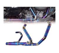 Middle Section Link Pipe For Touring 2017-2021 For Road King For CVO Glide Ultra For Electra Classic Set Crossover Exhaust Pipe Header Motorcycle Exhaust