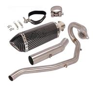 Middle Section Link Pipe For Y&amaha XG250 For Tricker All Years Motorcycle Full Exhaust System Tips Front Mid Link Pipe Slip On 51mm Mufflers Escape Motorcycle Exhaust(5)