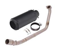 Middle Section Link Pipe For Y&amaha YZF R15 V3 R125 MT125 Mt 125 2017-2020 Motorbike Exhaust End Silencers Exhaust Modify Front Link Pipe Muffler Motorcycle Exhaust(Type 3)