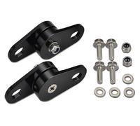 Middle Section Link Pipe For Yamaha For Banshee 350 YFZ350LE Limited Edition 2004 Accessories Adjustable Exhaust Mounts Hangers Aluminum ATV Muffler Bracket Motorcycle Exhaust(Black)